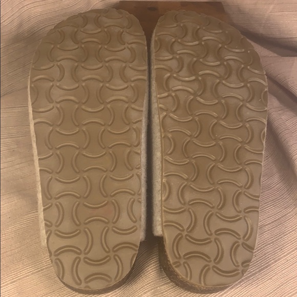 Garnet Hill NWOT cork felt Made in Italy slideins - Picture 6 of 8